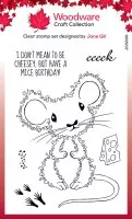 Fuzzy Friends - Maisie The Mouse - Clear Stamps - Woodware Craft Collection
