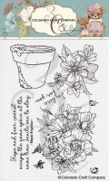 Flower Pot Stamp & Die Bundle Colorado Craft Company