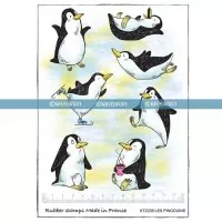 Funny Pingouins - Rubber Stamps - Katzelkraft