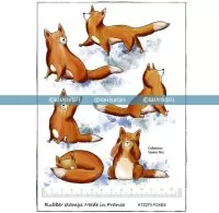 Les renards - Rubber Stamps - Katzelkraft