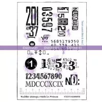 Numbers - Rubber Stamps - Katzelkraft