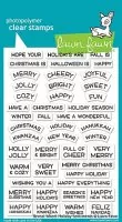 Reveal Wheel Holiday Sentiments - Stempel