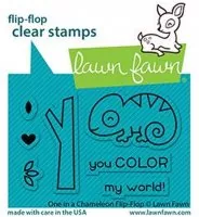 One in a Chameleon Flip-Flop - Stempel - Lawn Fawn