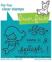 Mermaid for You Flip-Flop - Stempel - Lawn Fawn