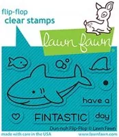 Duh-nuh Flip-Flop - Stempel - Lawn Fawn