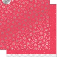 Let It Shine Snowflakes - Shiver - Designpapier - 12"x12" - Lawn Fawn