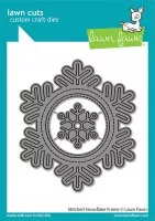 Stitched Snowflake Frame - Stanzen - Lawn Fawn