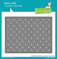 Quilted Heart Backdrop: Landscape - Stanzen - Lawn Fawn