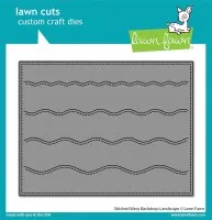 Stitched Wavy Backdrop: Landscape - Stanzen - Lawn Fawn