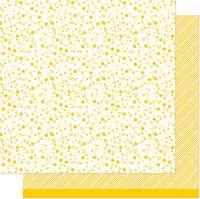 All the Dots - Lemon Fizz - Designpapier - 12"x12" - Lawn Fawn