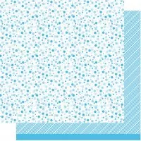 All the Dots - Blue Raspberry Fizz - Designpapier - 12"x12" - Lawn Fawn