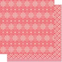 Knit Picky Winter - Warm Beanie - Designpapier - 12"x12" - Lawn Fawn