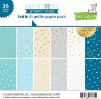 Let It Shine Starry Skies - Petite Paper Pack - 6"x6" - Lawn Fawn