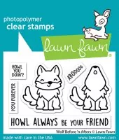 Wolf Before 'n Afters - Stempel - Lawn Fawn