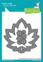 Stitched Maple Leaf Frame - Stanzen - Lawn Fawn