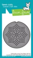 Embroidery Hoop Snowflake Add-On - Stanzen - Lawn Fawn