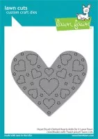 Heart Pouch Dotted Hearts Add-On - Stanzen - Lawn Fawn