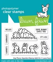 Hay There, Hayrides! Bunny Add-On - Stempel - Lawn Fawn