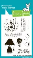 How Delightful - Stempel - Lawn Fawn - 2te Wahl
