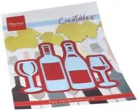 Creatable - Wine Tasting - Stanzen - Marianne Design