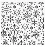 Snowflake Flurry - Background Rubber Stamp - My Favorite Things