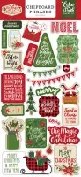 The Magic of Christmas - Chipboard Phrases Embellishment - Echo Park Paper Co