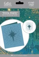 O' Holy Night - 2D Embossing Folder - Shining Brightly - Crafters Companion
