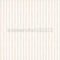Aquarell-Streifen Gans hell - Alexandra Renke - Designpapier - 12"x12"