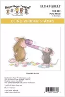 House-Mouse - Party Time! - Rubber Stamps - Spellbinders