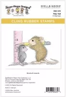 House-Mouse - This Tall - Rubber Stamps - Spellbinders