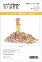 House-Mouse - Candy Hearts - Rubber Stamps - Spellbinders
