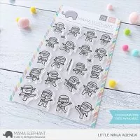 Little Ninja Agenda - Clear Stamps - Mama Elephant
