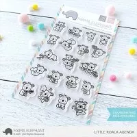 Little Koala Agenda - Clear Stamps - Mama Elephant