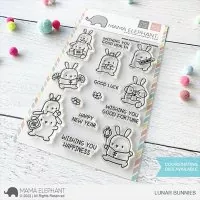 Lunar Bunnies - Clear Stamps - Mama Elephant