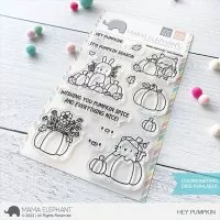 Hey Pumpkin Clear Stamps Stempel Mama Elephant