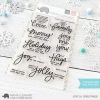 Joyful Greetings - Clear Stamps - Mama Elephant