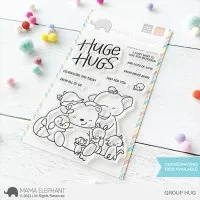 Group Hug Clear Stamps Stempel Mama Elephant