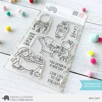Spa Day - Clear Stamps - Mama Elephant