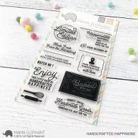 Handcrafted Happiness - Clear Stamps - Mama Elephant