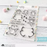 Snow Angels - Clear Stamps - Mama Elephant