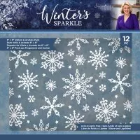 Winter's Sparkle - Vellum & Acetate Pad - 8"x8" - Crafters Companion