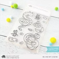 Me and My Legend - Clear Stamps - Mama Elephant