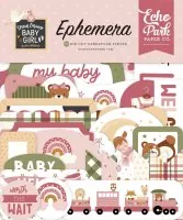 Special Delivery Baby Girl - Ephemera - Die Cut Embellishment - Echo Park Paper Co