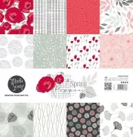ModaScrap - Spring Poppies - Paper Pack - 12"x12"