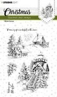 Christmas Essentials Nr. 244 Winter Houses - Clear Stamps - Studio Light