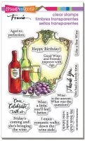 Wine Frame stampendous clear stamps