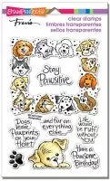 Puppy Frame stampendous clear stamps