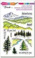 Adventure Awaits stampendous clear stamps