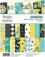 Simple Vintage Lemon Twist - Paper Pad - 6"x8" - Simple Stories