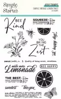 Simple Stories Simple Vintage Lemon Twist clear stamp stempel